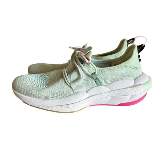 Sorel Explorer Defy NEW Low Sneaker Size 9.5 Sea Sprite Green and White