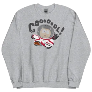 South Park Cartman Astronaut Coool! Fleece Crewneck Sweatshirt