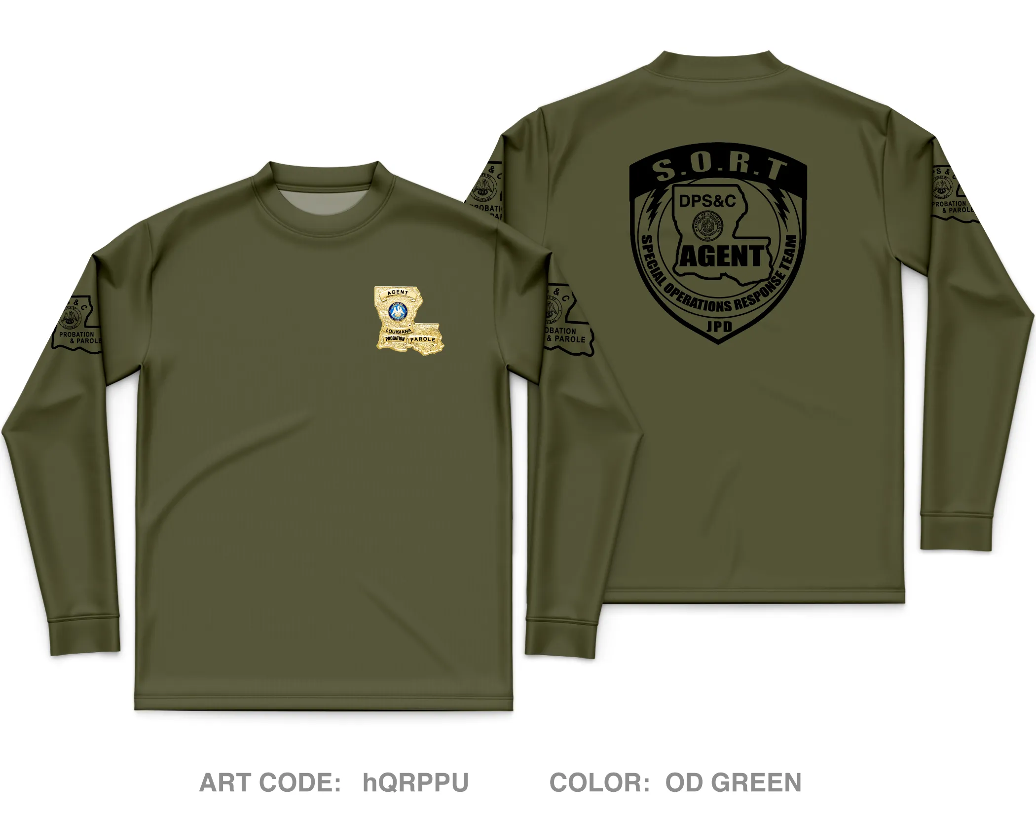 SPECIAL OPERATION RESPONSE TEAM Core Men's LS Performance Tee - hQRPPU