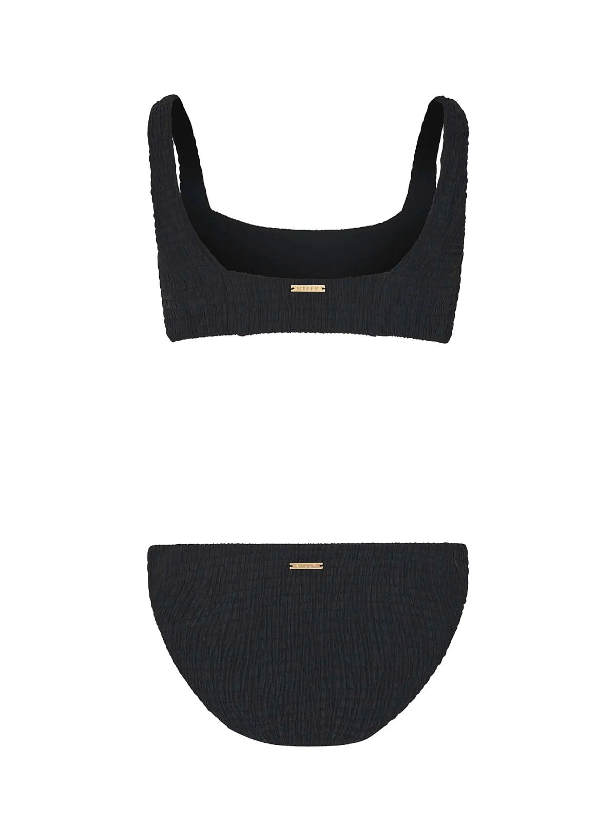 Square Neck Smocking-Bikini Bottom with Smocking ::RET