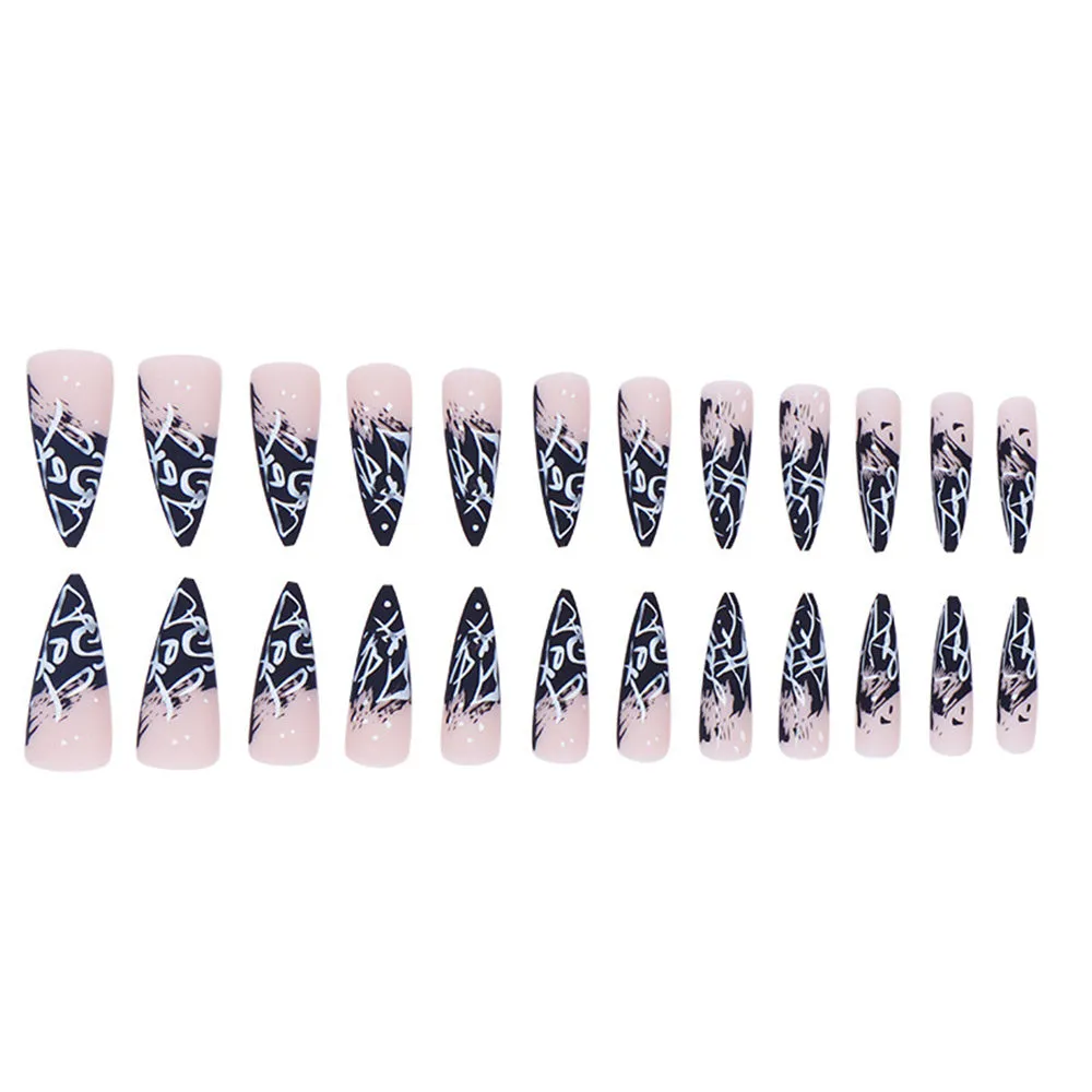 Stilleto Black and white graffiti girl vintage gradient
