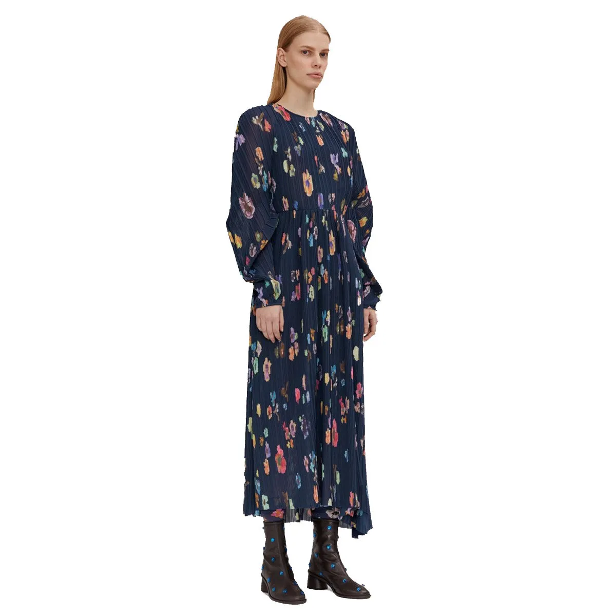 Stine Goya Luella Dress Flowers Live At Night