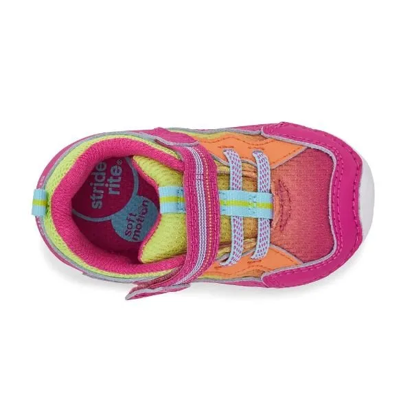 Stride Rite Kylo Neon Pink Baby Toddler Soft Motion Sneaker