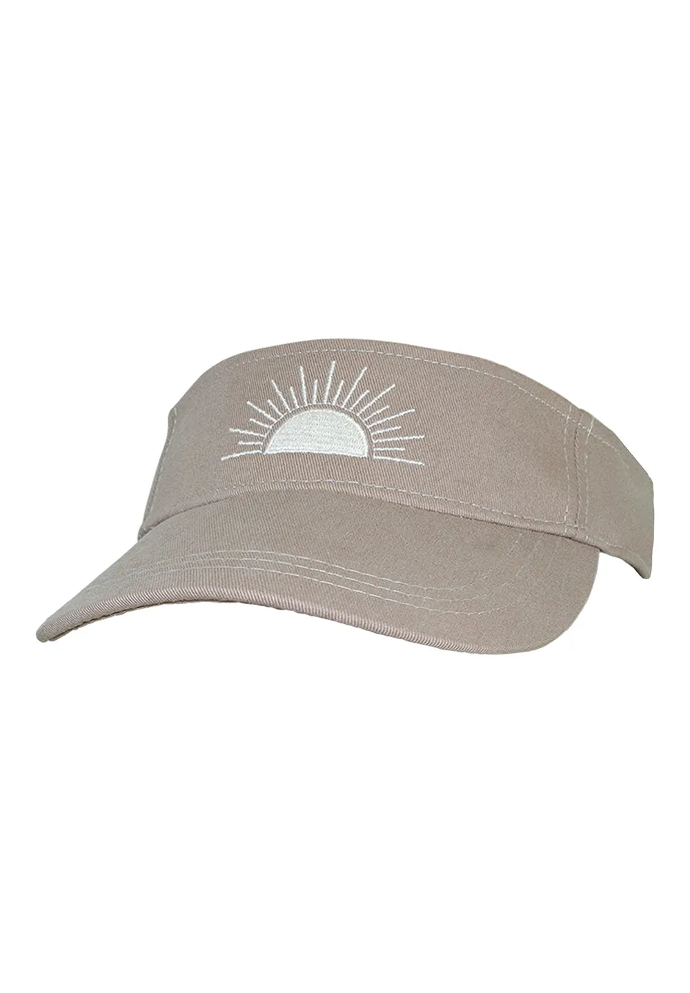 Sun Visor Cap - warm grey