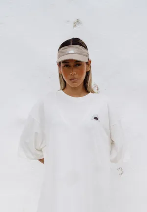 Sun Visor Cap - warm grey