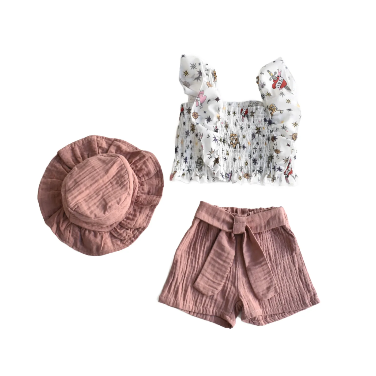 Sunshine Sparkle Girls Casual Set