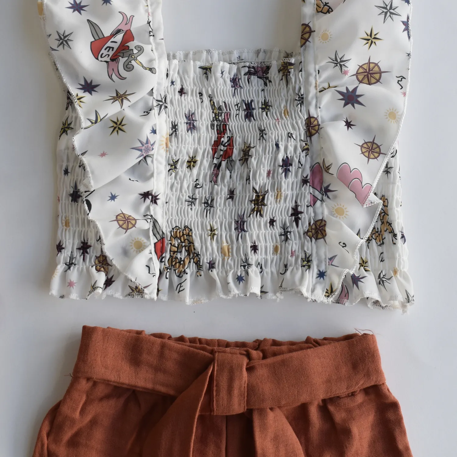 Sunshine Sparkle Girls Casual Set
