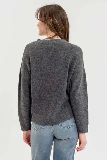 The Amalia V-Neck Basic Sweater