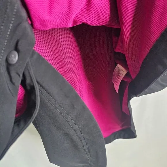 The North Face Black and Pink Vida Poncho Jacket Size Small