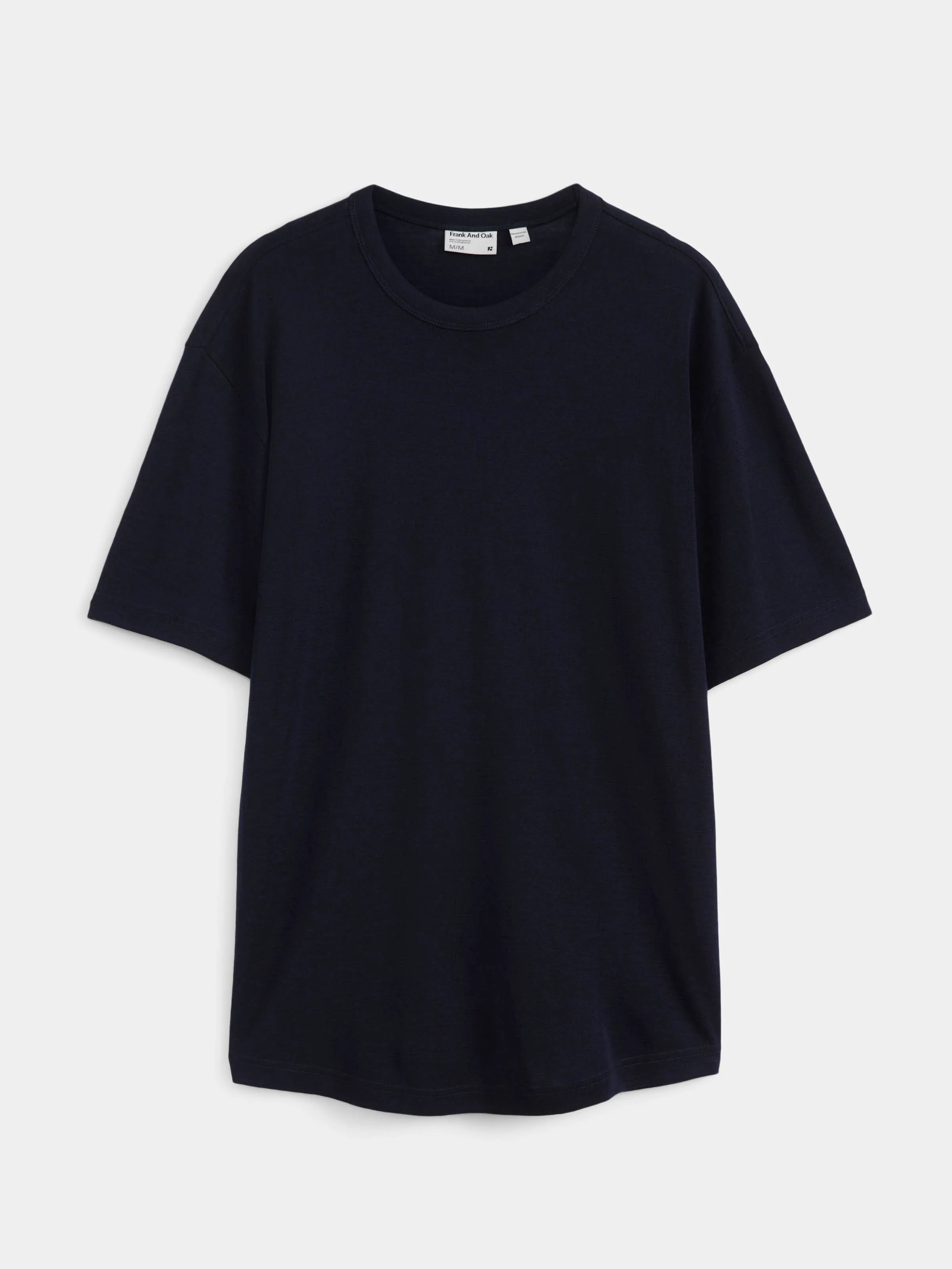 The Relaxed Merino T-Shirt in Deep Blue
