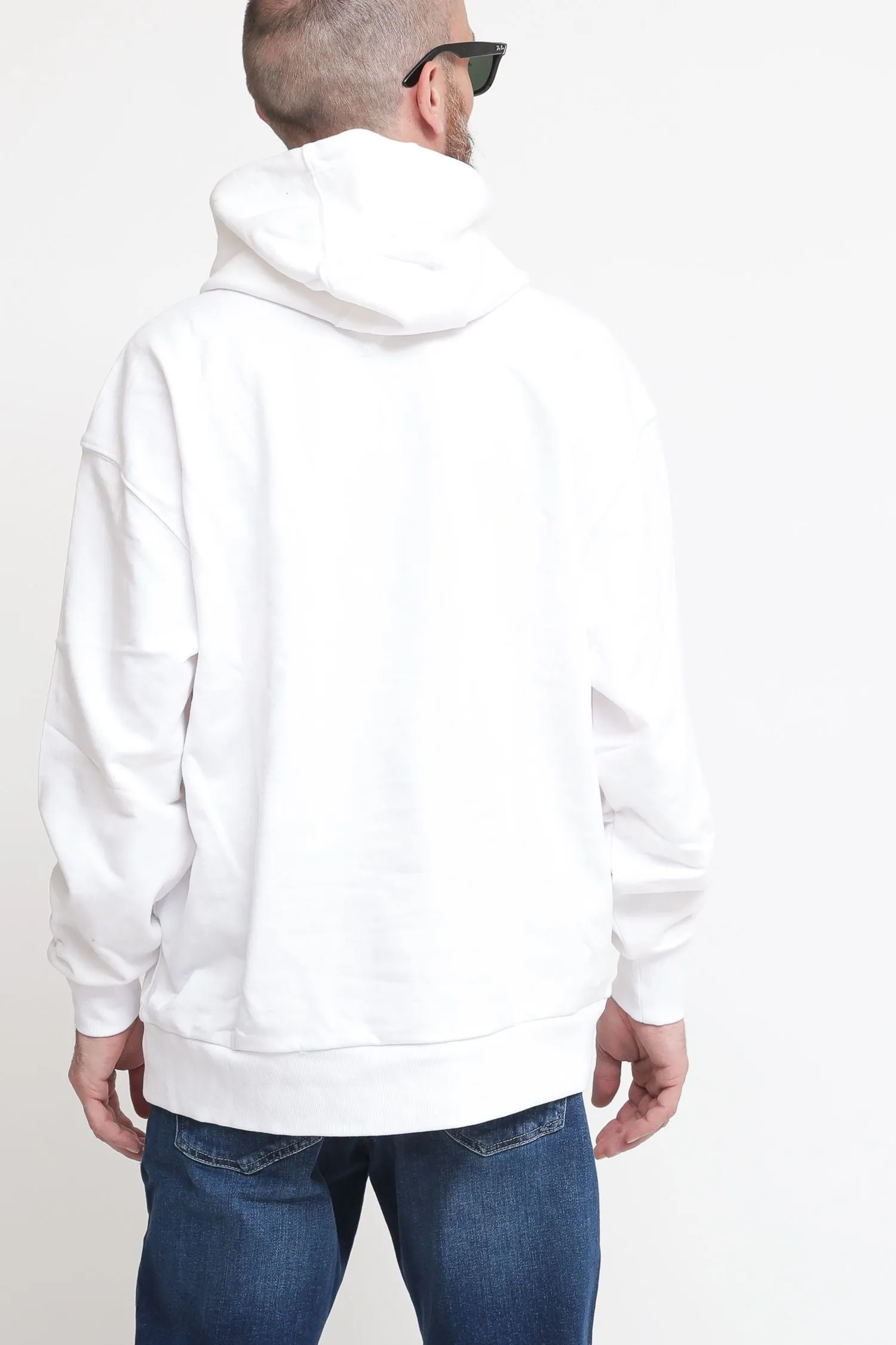 Tjm Reg Athletic Logo Hoodie - White