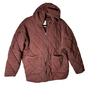 URBAN OUTFITTERS Quilted Cotton Puffer Puffy Coat Hooded Size Small