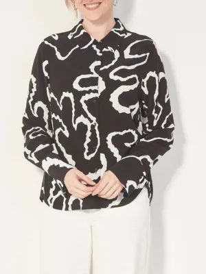 Verge Chrome Shirt Print 9656JX