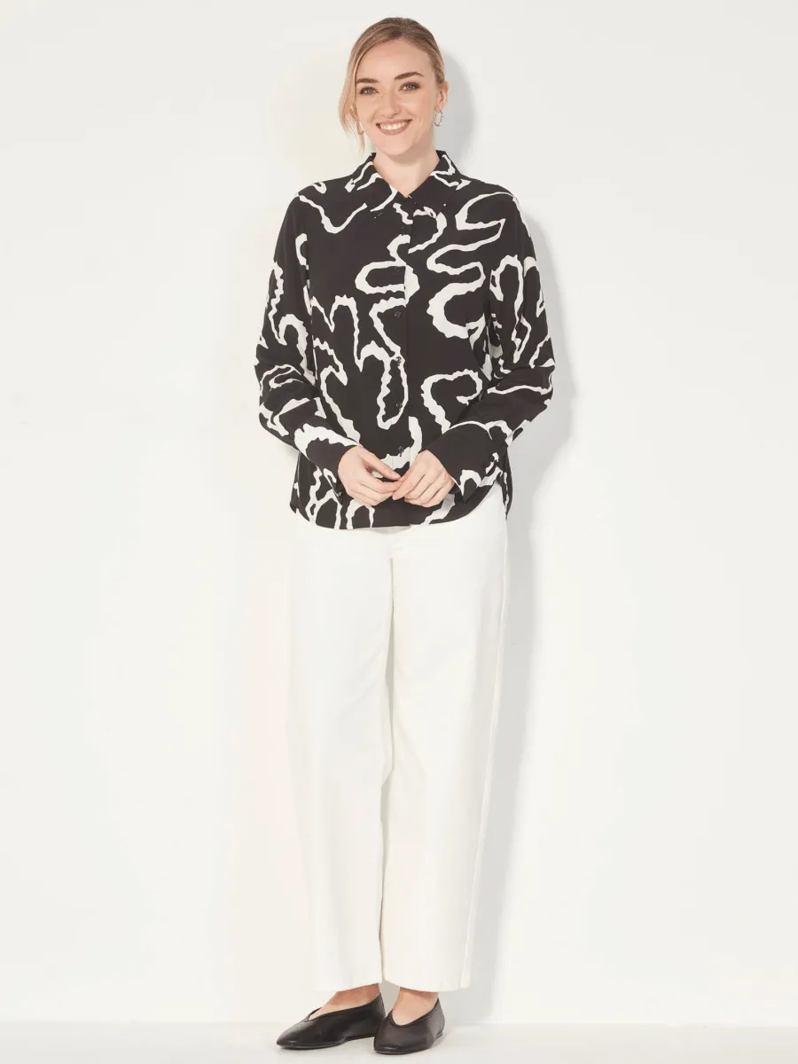 Verge Chrome Shirt Print 9656JX