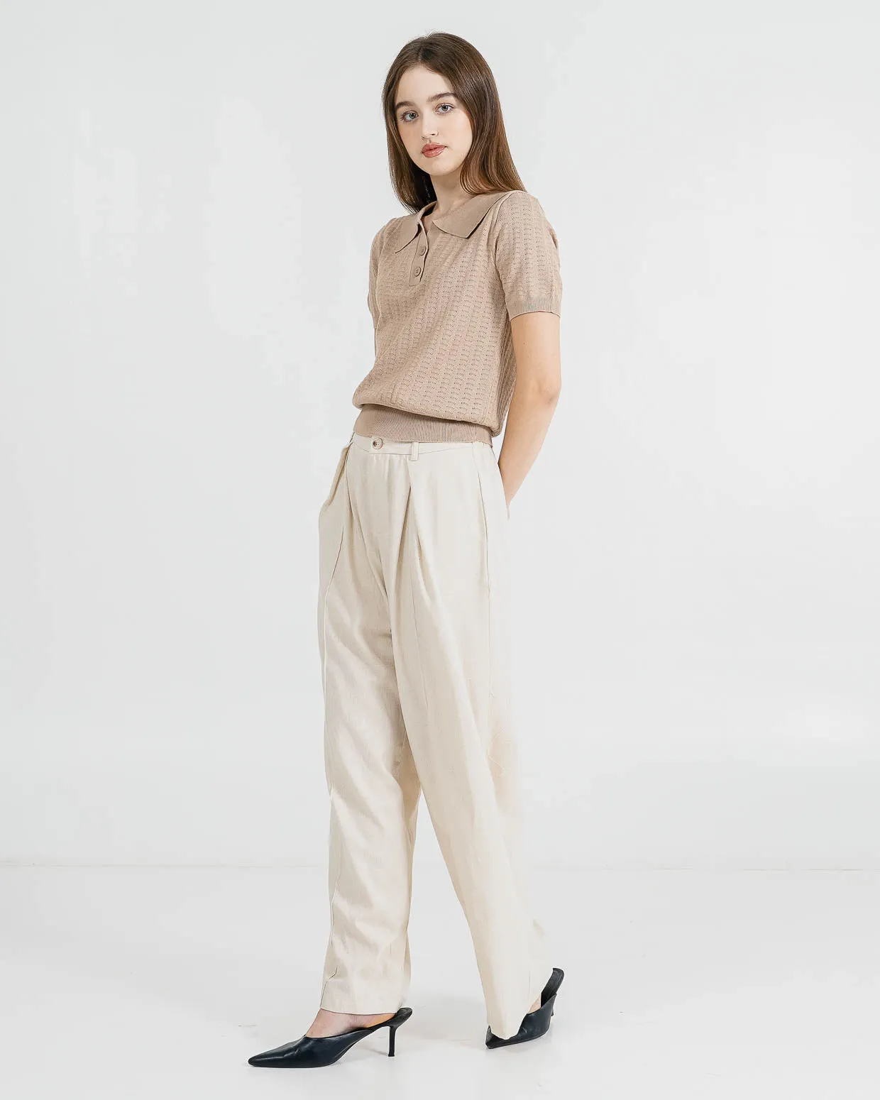 Verla Top Brown