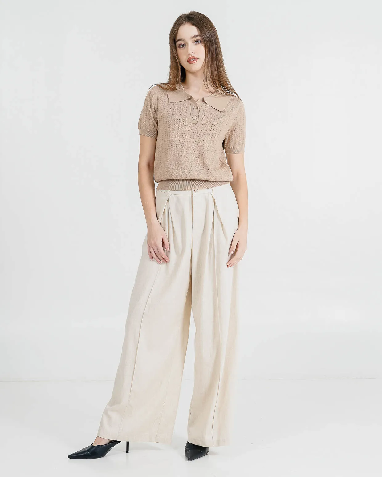 Verla Top Brown