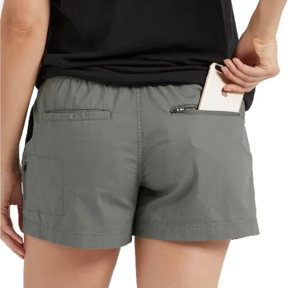 VUORI Vintage Ripstop Short Army Green Gray - Excellent Pre-Owned, Medium
