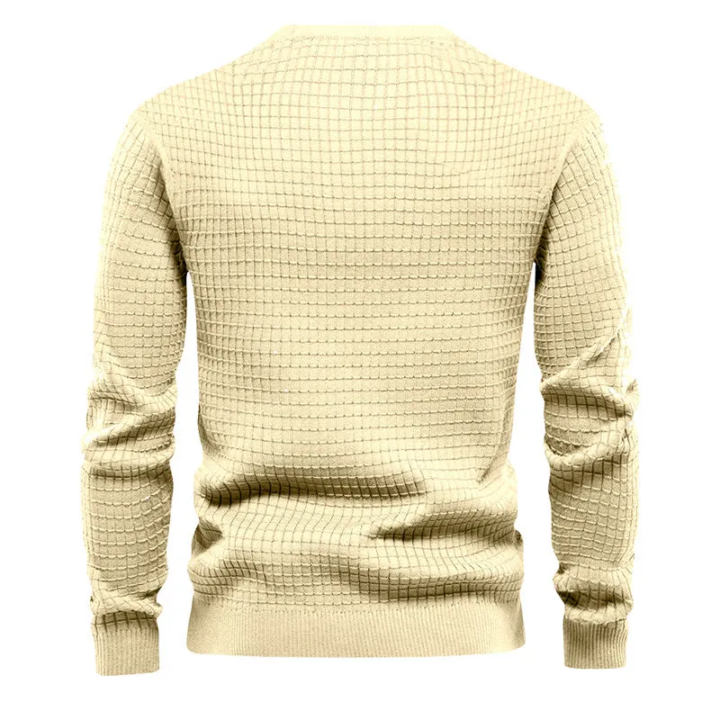 WAFFLE RAGLAN SWEATSHIRT