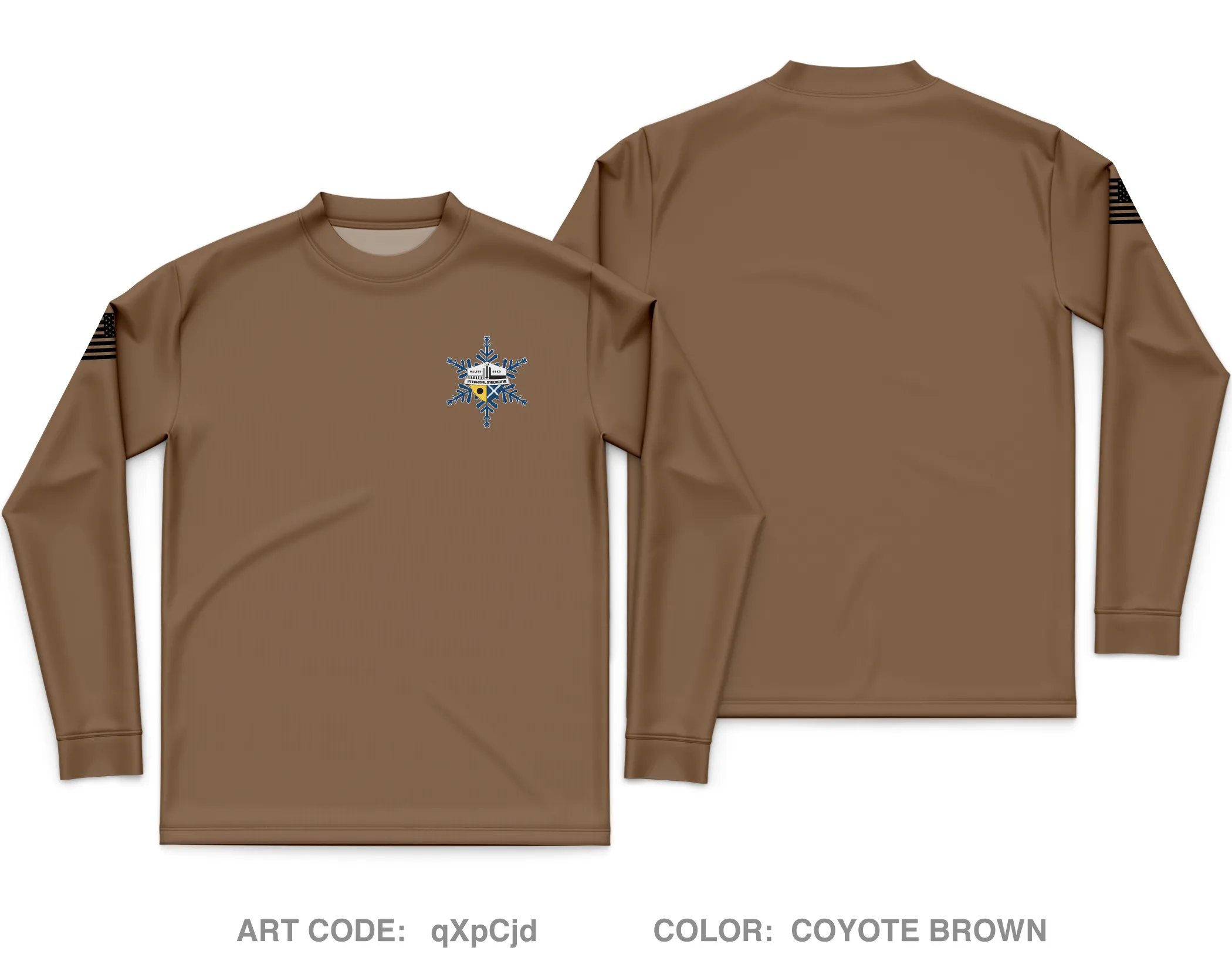 Walter Reed National Military Medical Center Internal Medicine Core Men's LS Performance Tee - qXpCjd