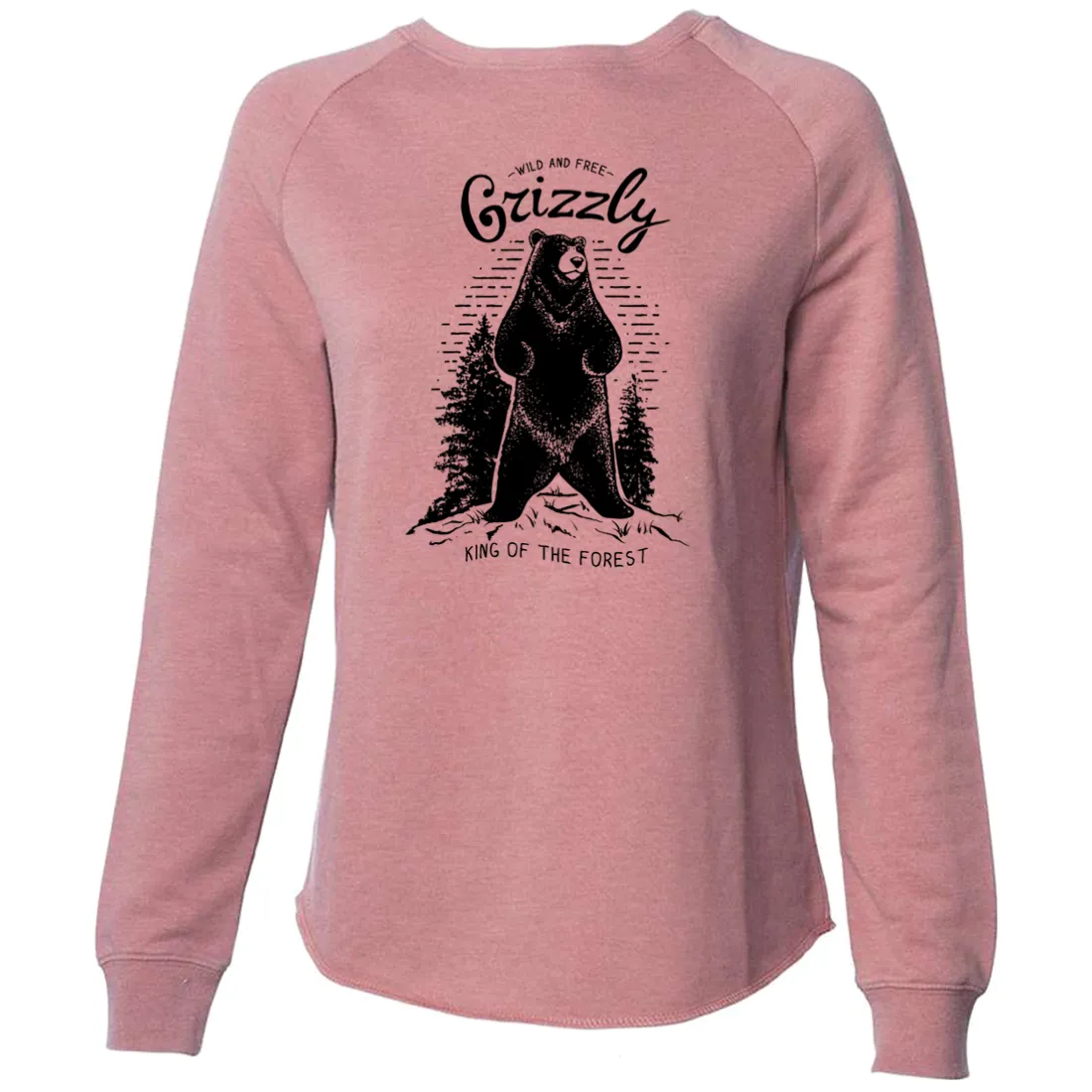 Wild And Free Grizzly Super Soft Crewneck Sweater