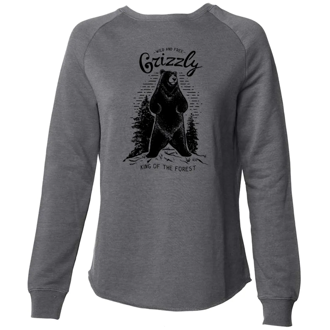 Wild And Free Grizzly Super Soft Crewneck Sweater