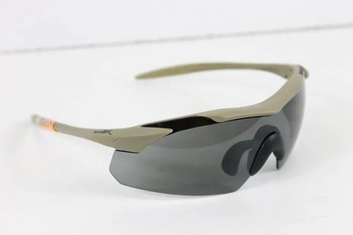 Wiley x Vapor smoke grey tan frame black lens