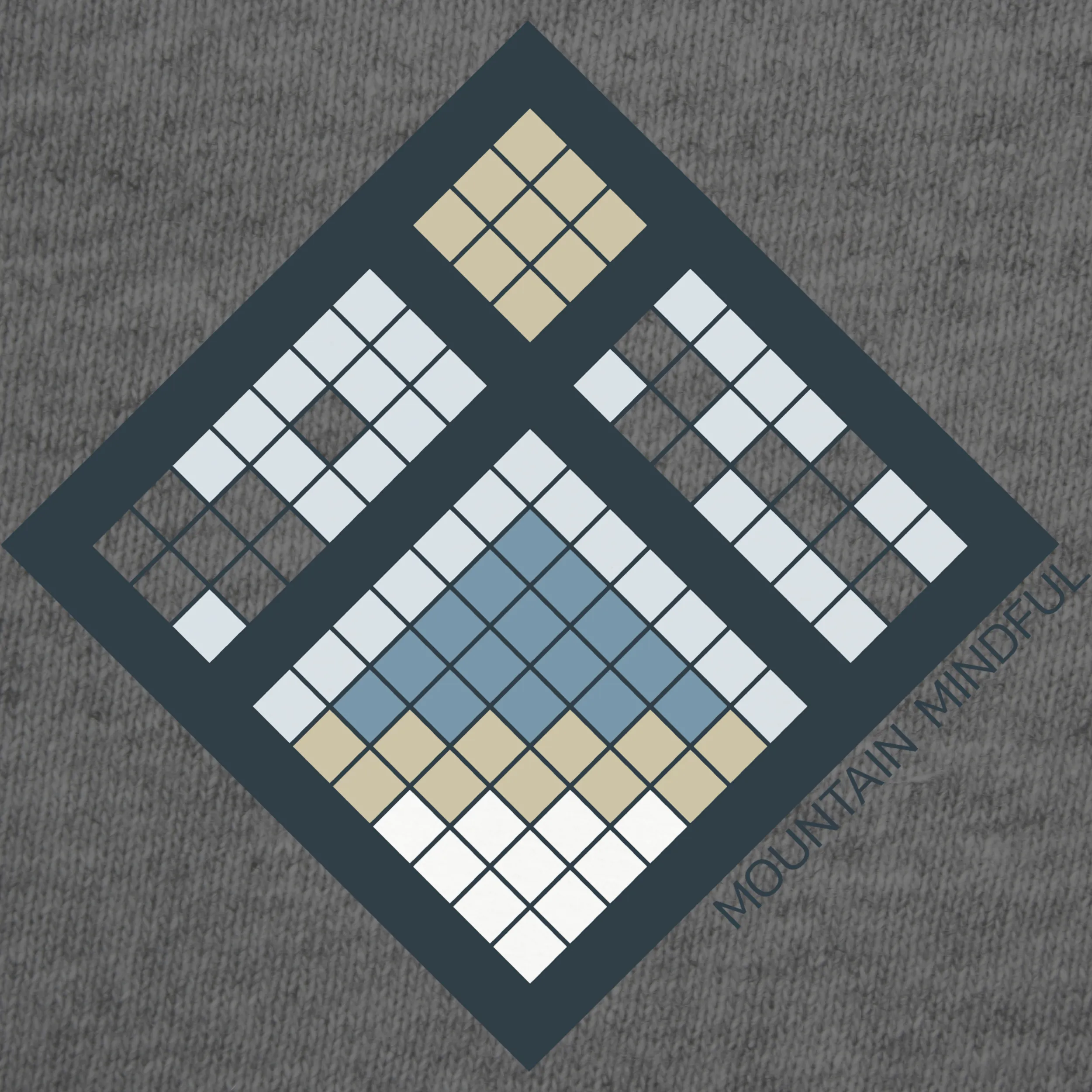 Winter Quilted Crewneck Sweatshirt