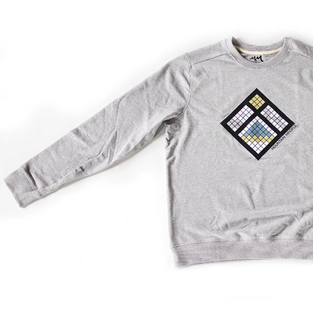 Winter Quilted Crewneck Sweatshirt