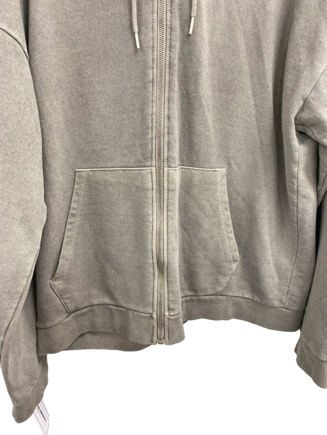 Wit and Wonder Grey Zip-Up Hoodie UK M