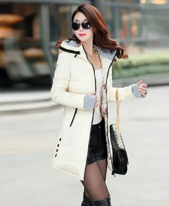 Women winter hooded warm coat