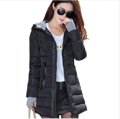 Women winter hooded warm coat