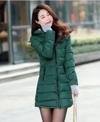 Women winter hooded warm coat