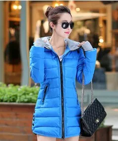 Women winter hooded warm coat