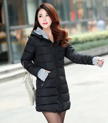 Women winter hooded warm coat