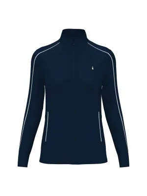 Women's Full Zip Jacket with Piping