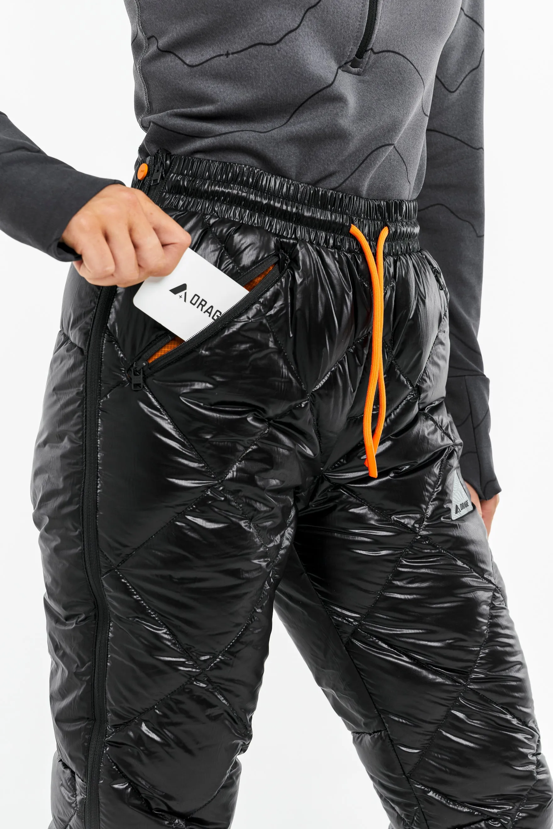 Women's Snow Drop Down Pant-Black