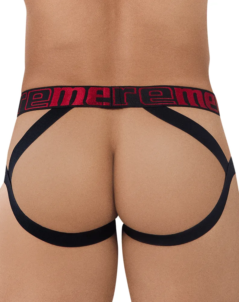 Xtremen 91083 Microfiber Pride Jockstrap Red