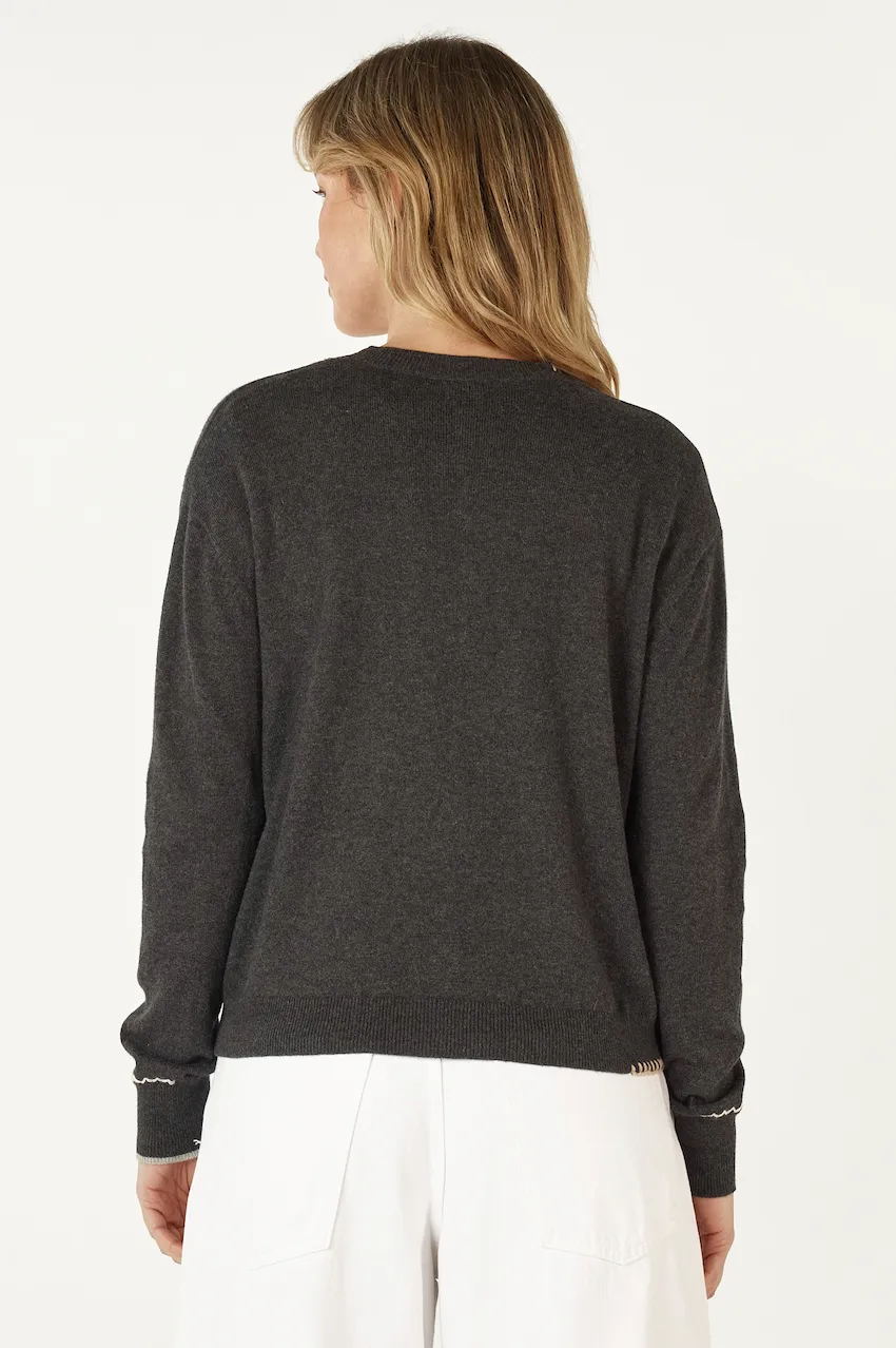 Zaket & Plover Handcraft Cardi - Cinder