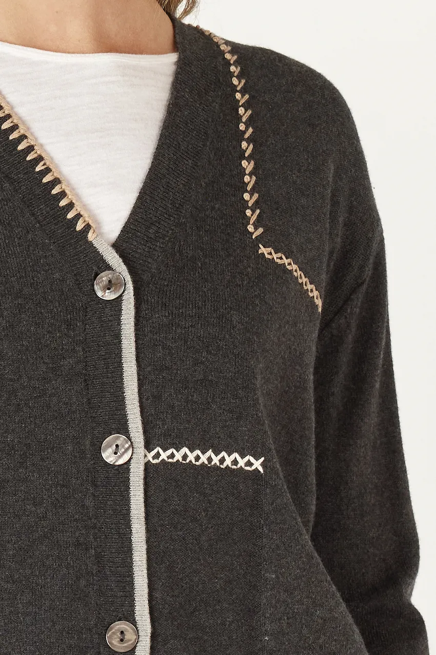 Zaket & Plover Handcraft Cardi - Cinder