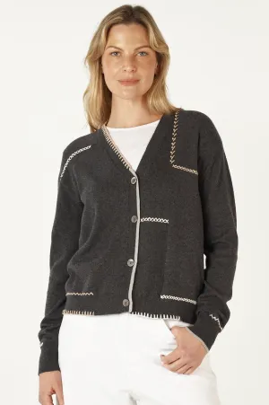 Zaket & Plover Handcraft Cardi - Cinder