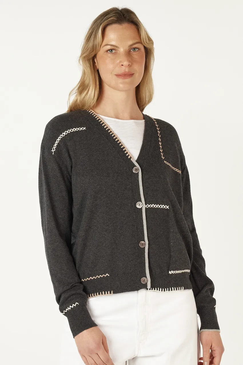 Zaket & Plover Handcraft Cardi - Cinder